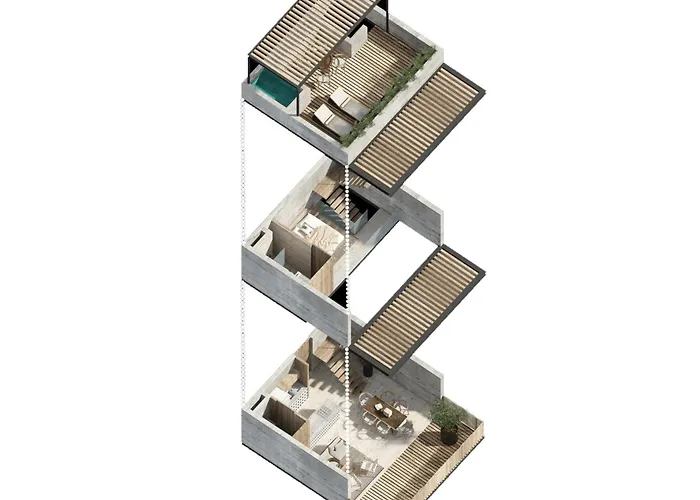 Apartment Paradise - Penthouse With Private Pool And Cenote